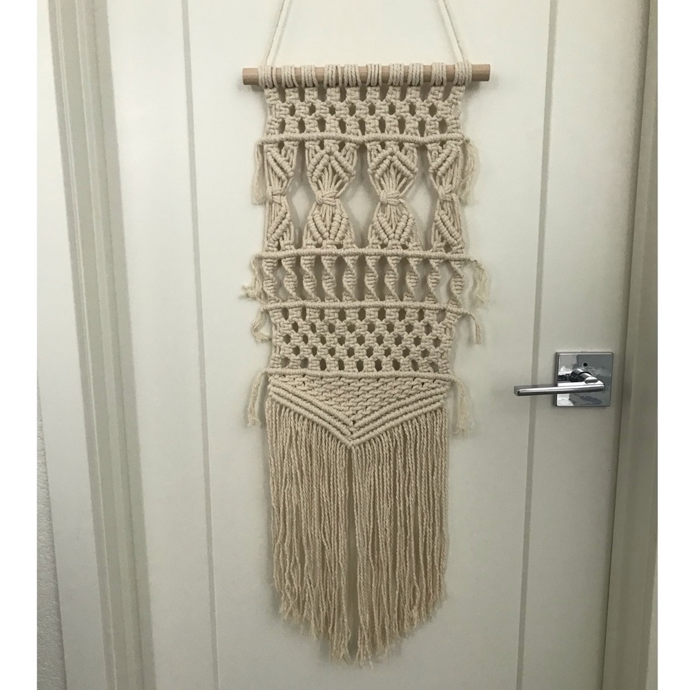Handmade macrame wall hanging
